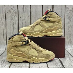 Size 4.5 - Nike Rui Hachimura Air Jordan Retro 8 SE Black Samurai DO2496 700